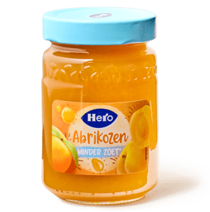 Hero Jam minder zoet abrikozen 40% minder zoet