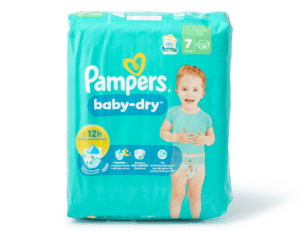 Pampers Baby-Dry luiers maat 7