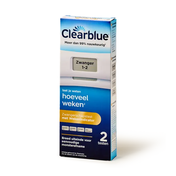 Clearblue zwangerschapstest met wekenindicator