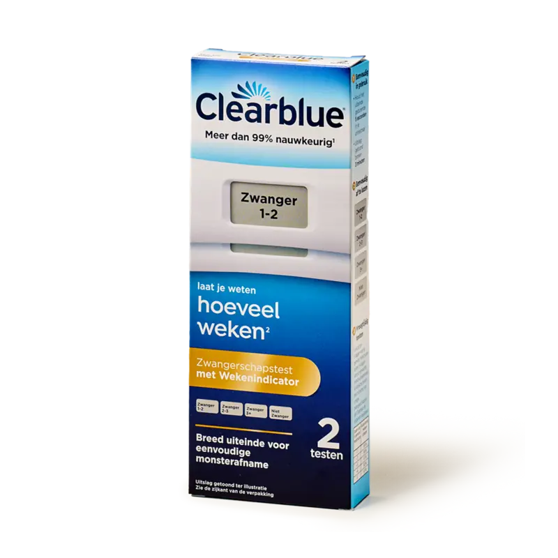 Clearblue zwangerschapstest met wekenindicator
