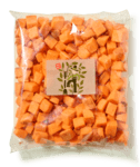 zoete aardappelblokjes