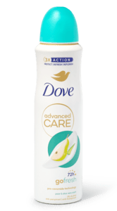 Dove deospray go fresh