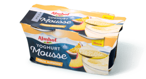 Almhof yoghurt mousse perzik maracuja