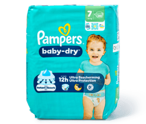 Pampers Baby-Dry luiers maat 7