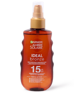 Garnier ambre solaire ideal bronze zonneolie spf15