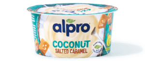 Alpro kokostoetje salted caramel