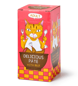 Picnic voor katten paté met rund