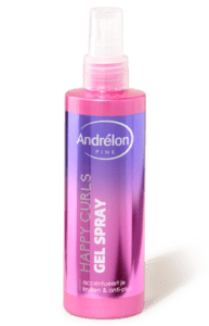 Andrélon gel spray pink happy curls