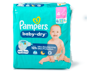 Pampers Baby-Dry luiers maat 4