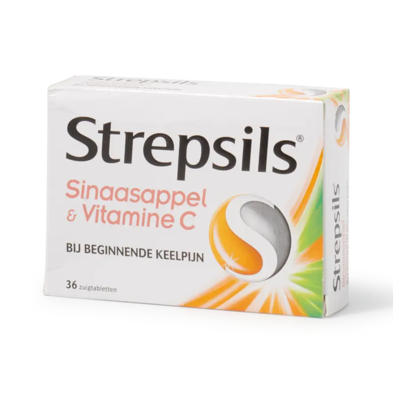 Strepsils sinaasappel & vitamine C zuigtabletten
