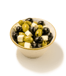 verse olijven witte kaas