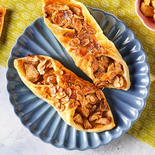 Appelflapjes met amandel