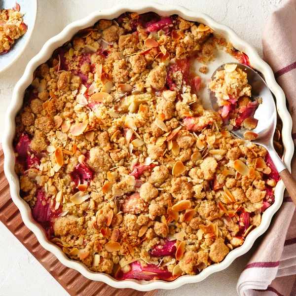 Rabarber crumble