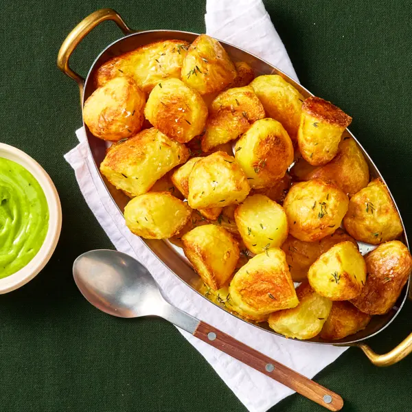 Geroosterde aardappels met peterselie-mayonaise