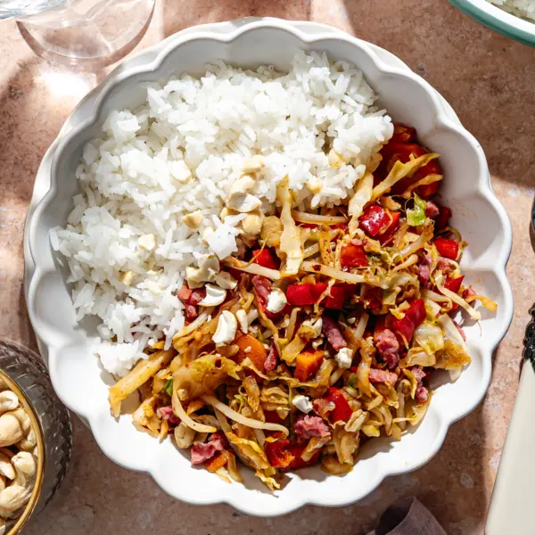Spitskool uit de wok
