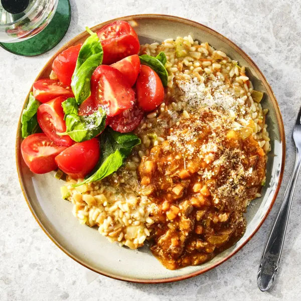 Risotto Milanese met ossobuco