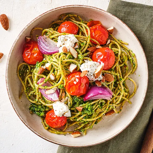Spaghetti met boerenkoolpesto