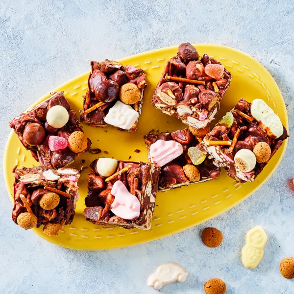 Rocky road met strooigoed
