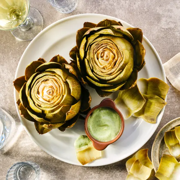 Artisjok met dragondip