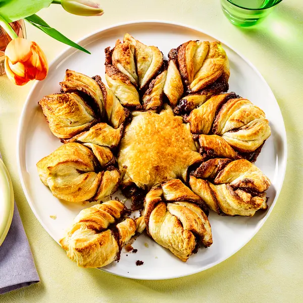 Feestelijke chocolade broodbloem