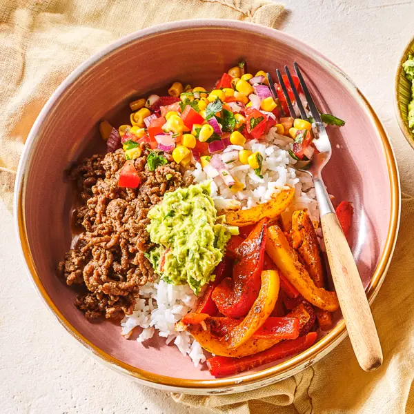 Mexicaanse beef-bowl