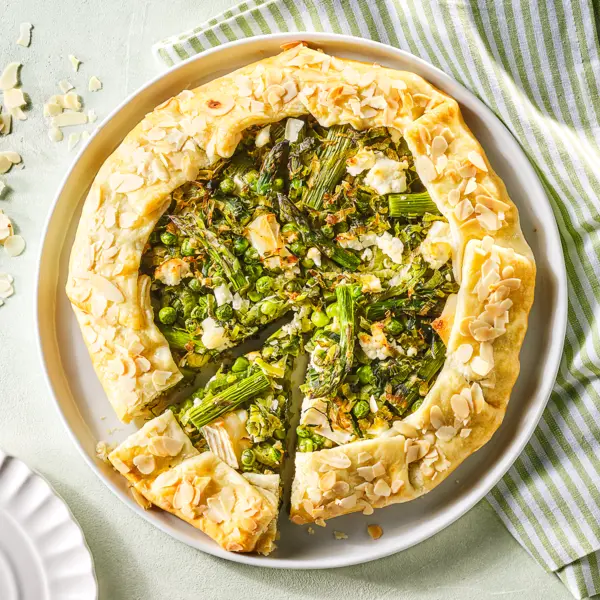 Groene groente-galette