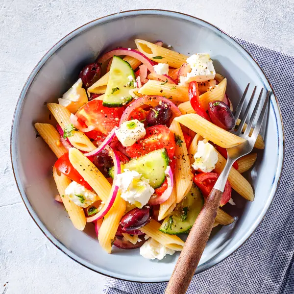 Griekse pastasalade