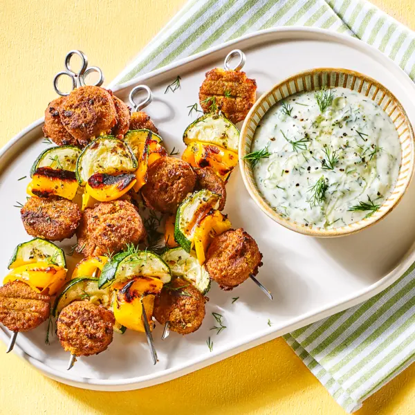 Falafelspiesen met tzatziki