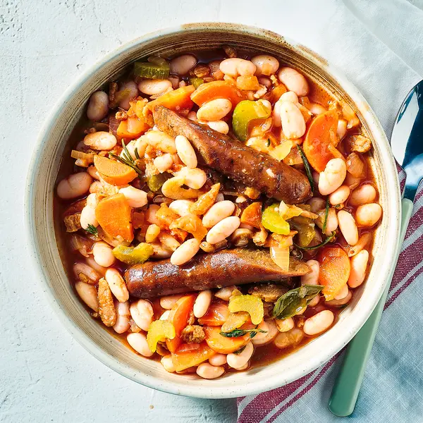 Vegan cassoulet