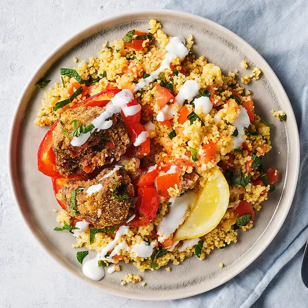 Gevulde paprika met taboulé