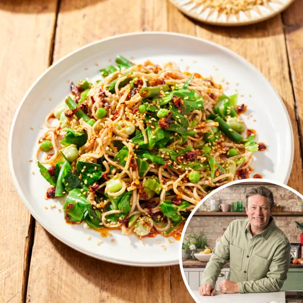 Snelle noedels met veggies