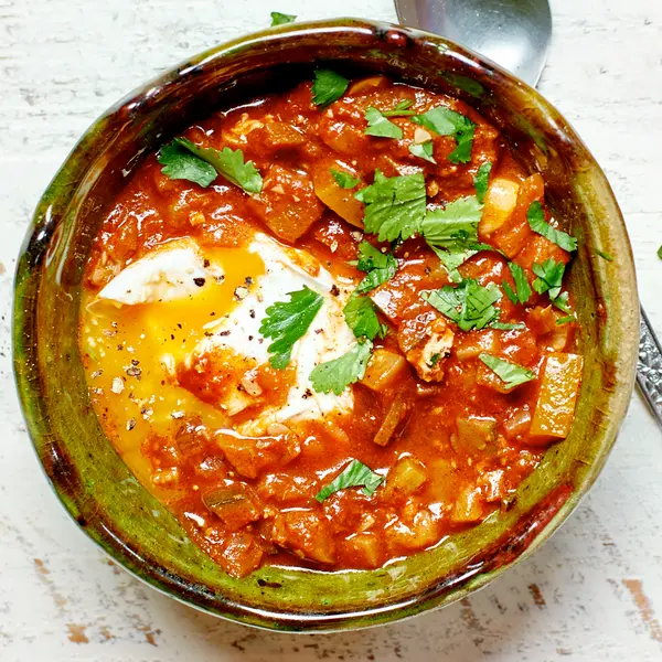 Shakshuka met aubergine