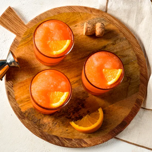 Frozen Aperol Spritz met mango