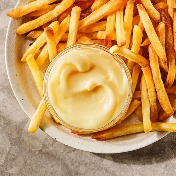 Zelfgemaakte mayonaise