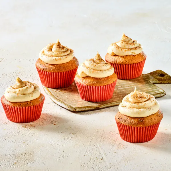 Pumpkin-spice cupcakes