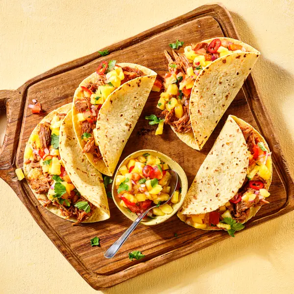 Pulled pork taco's