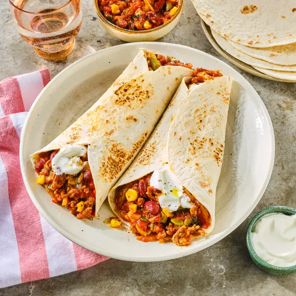 Burrito's met gehakt