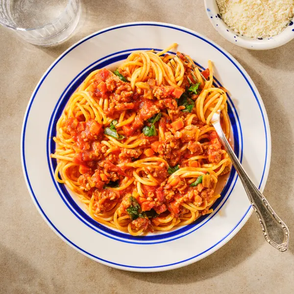 Snelle spaghetti bolognese