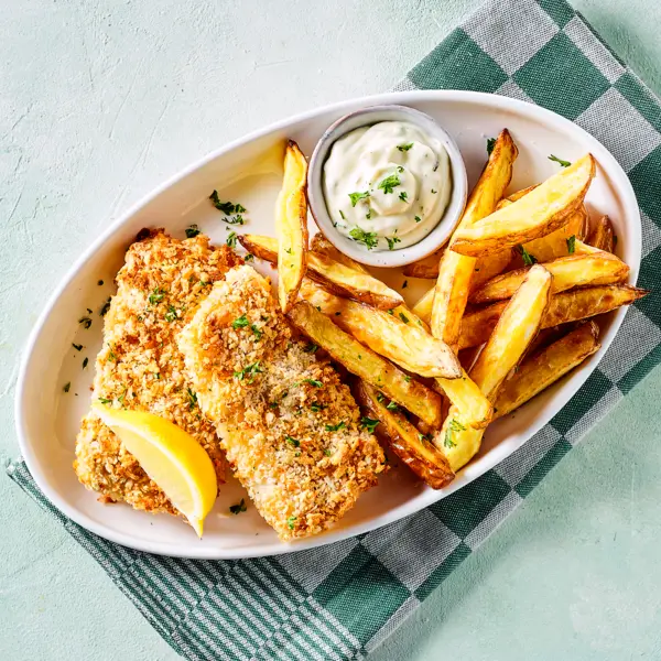 Fish & chips uit de airfryer