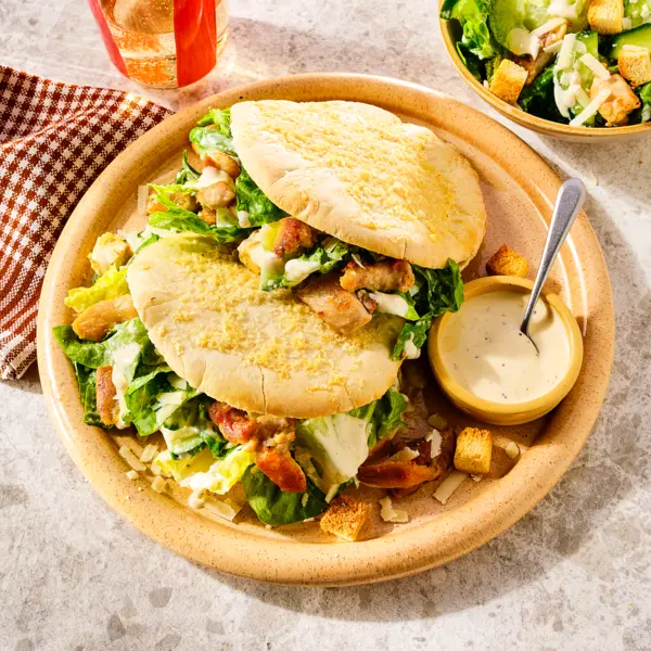 Caesar stijl pita's