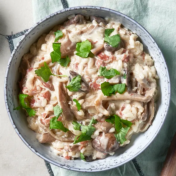 Paddenstoelenrisotto met mascarpone