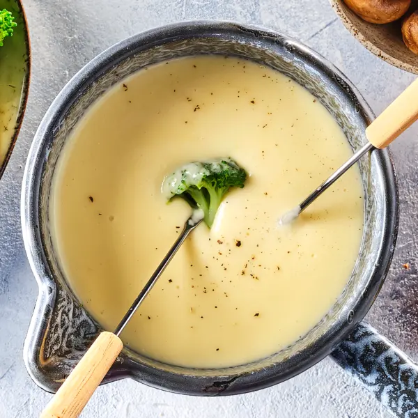 Makkelijke kaasfondue