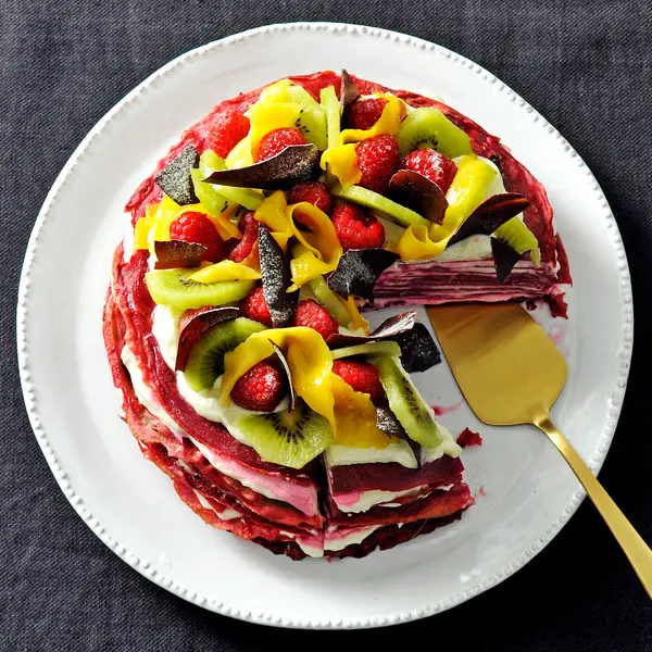 Red velvet flensjestaart