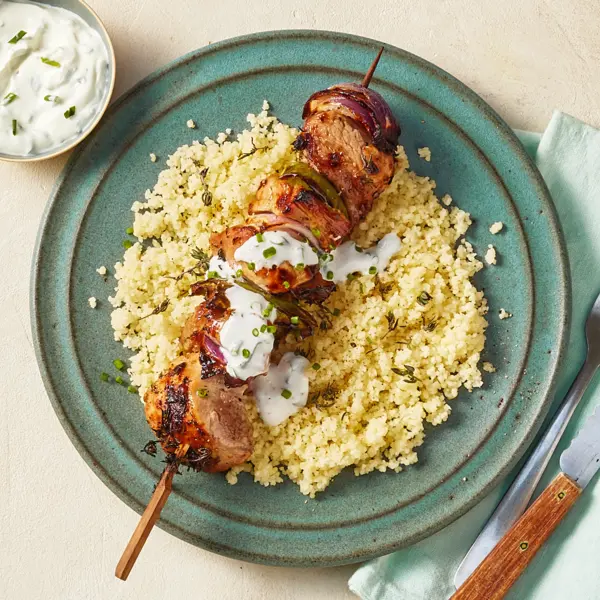 Varkenshaasspiesjes uit de airfryer