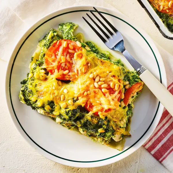 Spinazielasagne met zalm