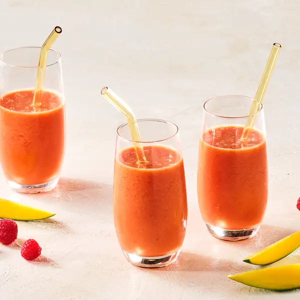Mango-framboos smoothie