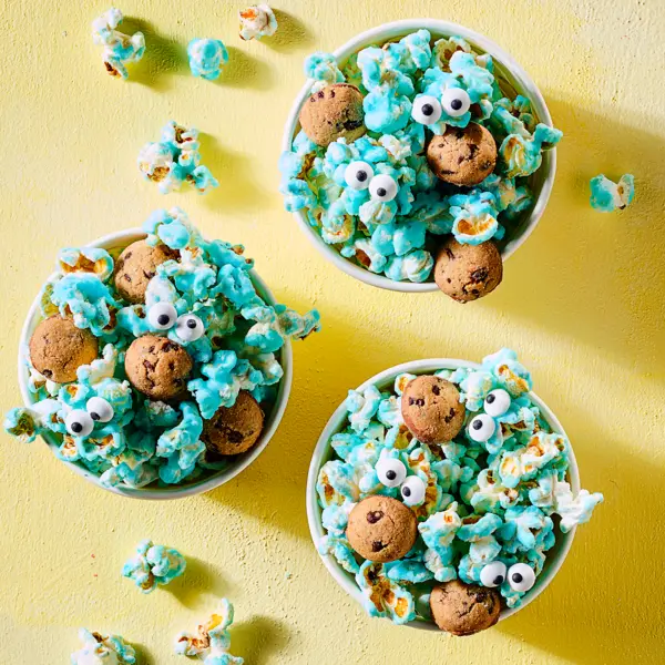 Cookiemonster popcorn