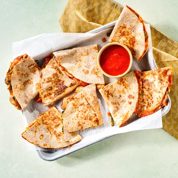 Pizza-quesadilla's