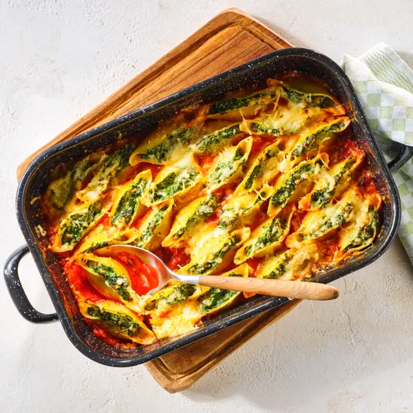 Gevulde pastaschelpen