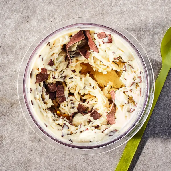 Simpel high protein stracciatella-ijs